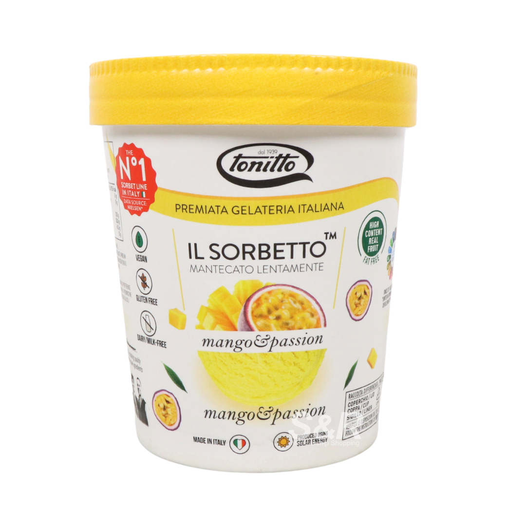 Tonitto Il Sorbetto Mango & Passion Sorbet 500mL